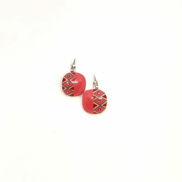 Boucles d’Oreilles Cactus 1 (Copie) - bo carre cactus rose