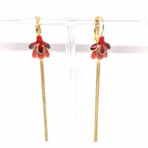 Fines Boucles d’Oreilles Fuchsia 1 (Copie) - fine bo fuchsia