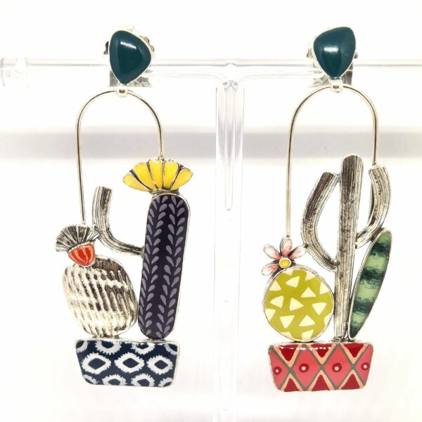 Grandes Boucles d’Oreilles Cactus 1 (Copie) - grande bo cactus