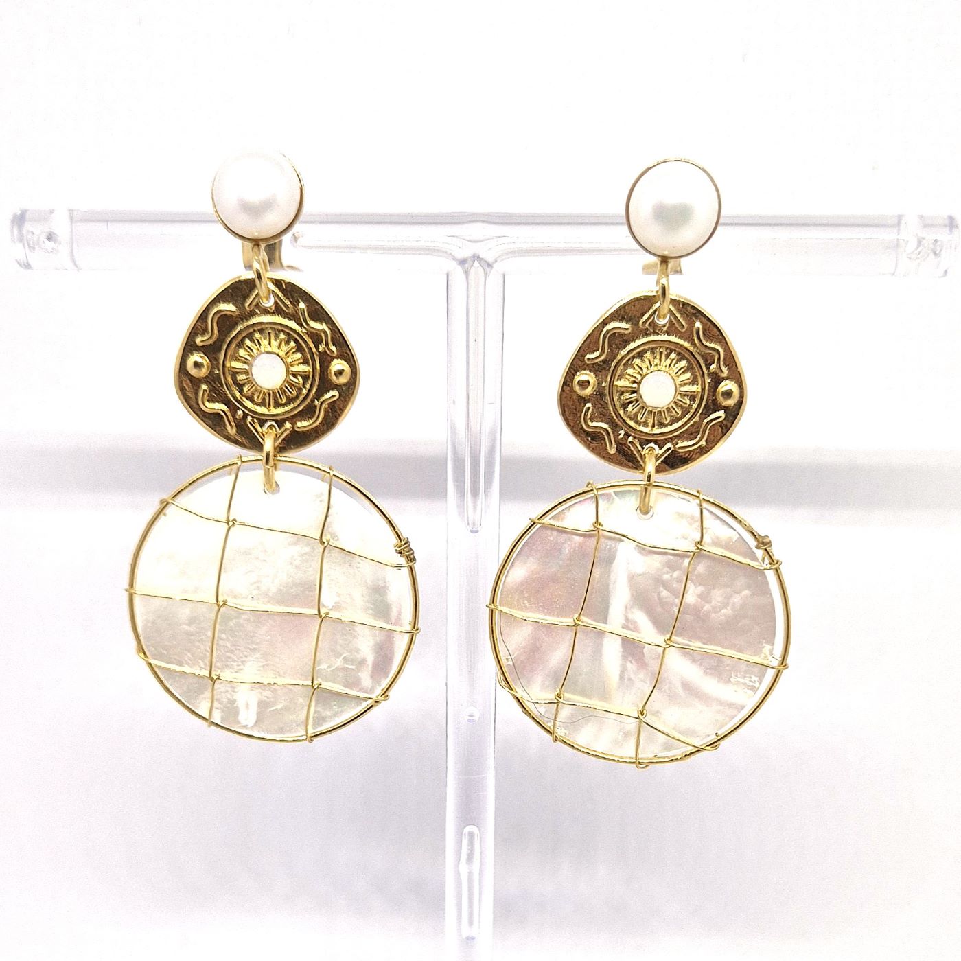 Grandes Boucles d’Oreilles Kimberley (Copie) - grande puce kimberley