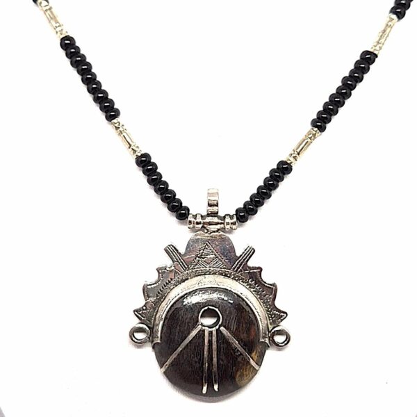 collier ebene onyx